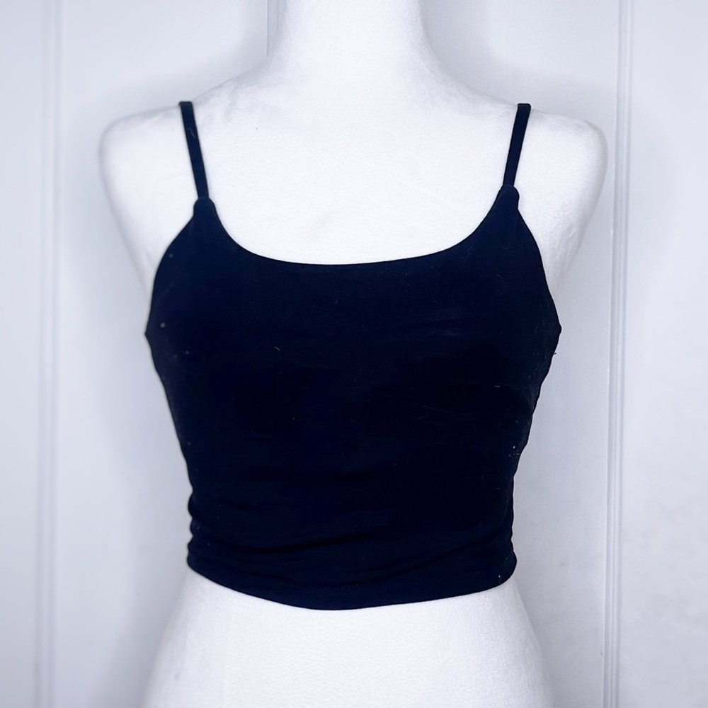 Classic Black Women's Crop Top